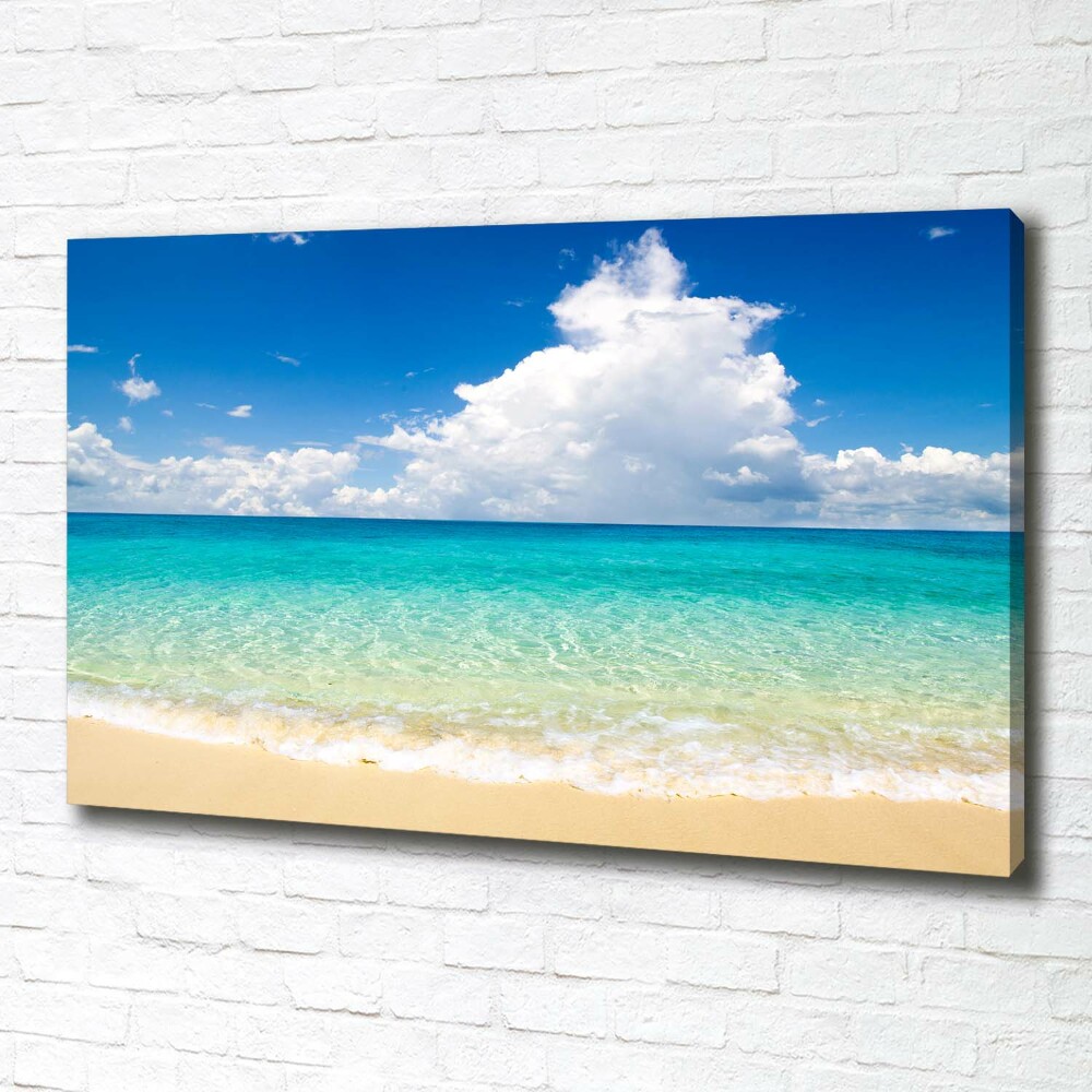 Canvas wall art Paradise beach