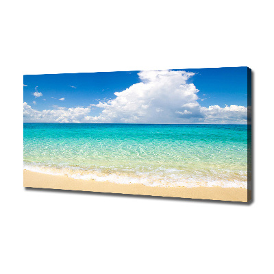 Canvas wall art Paradise beach