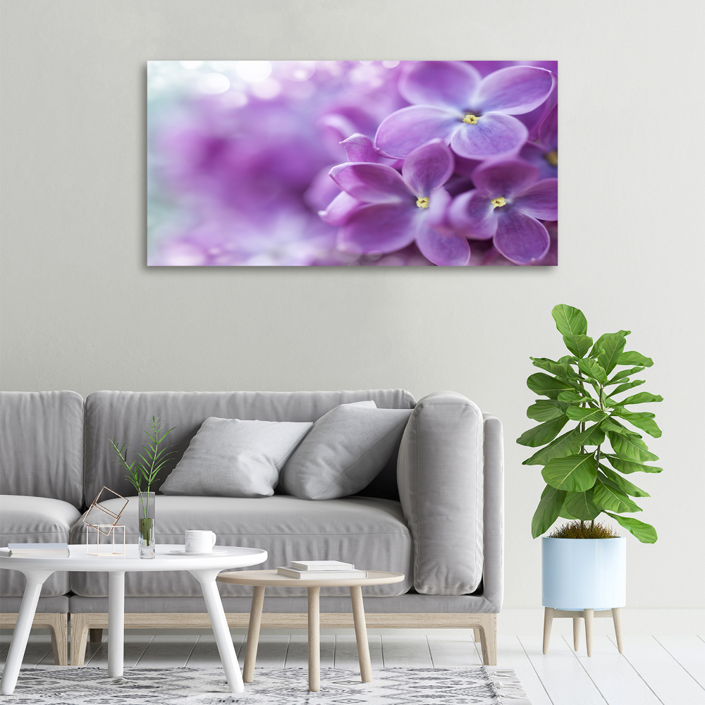 Canvas wall art Lilac flowers