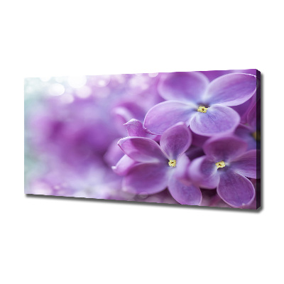 Canvas wall art Lilac flowers