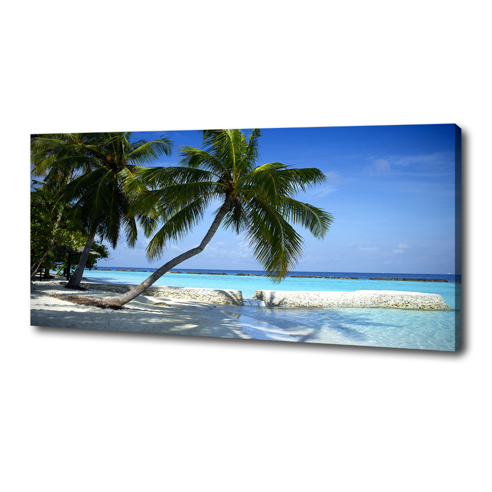 Canvas wall art Tropical beach