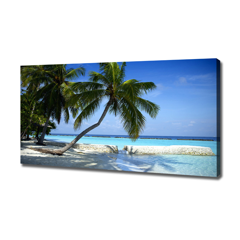 Canvas wall art Tropical beach