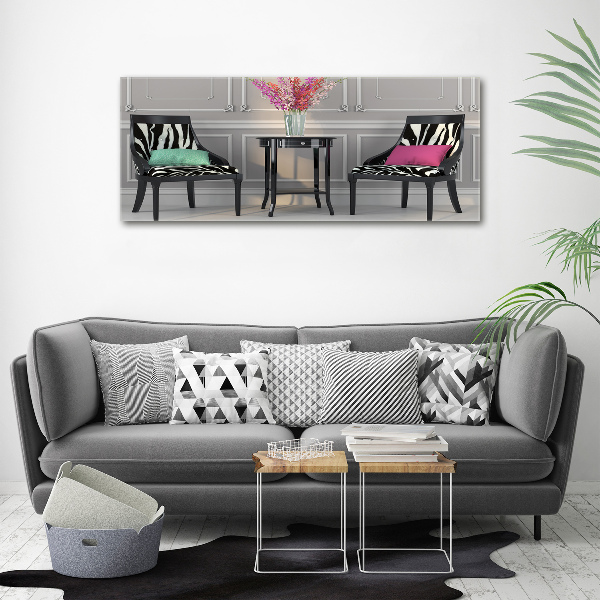 Canvas wall art Two chairs