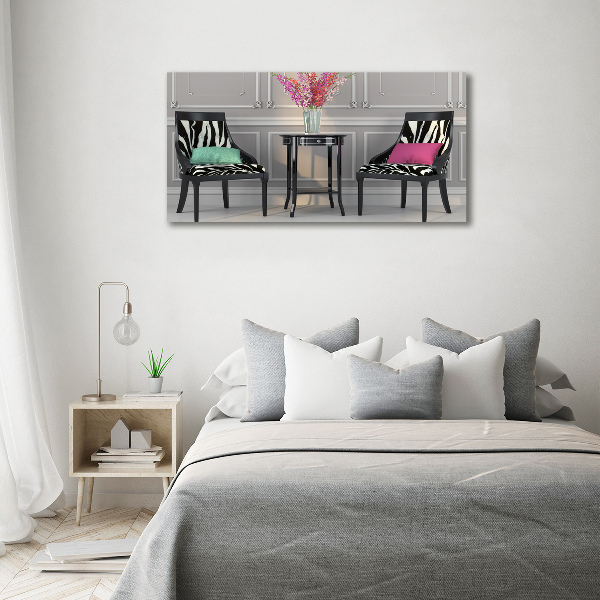 Canvas wall art Two chairs