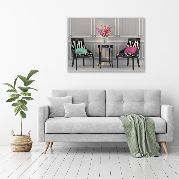 Canvas wall art Two chairs