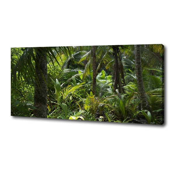 Canvas wall art Tropical forest