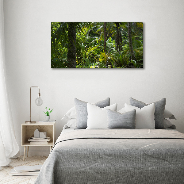 Canvas wall art Tropical forest