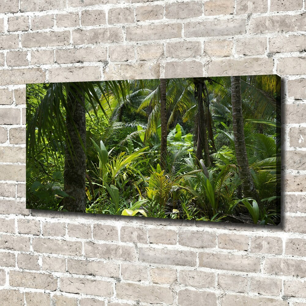 Canvas wall art Tropical forest