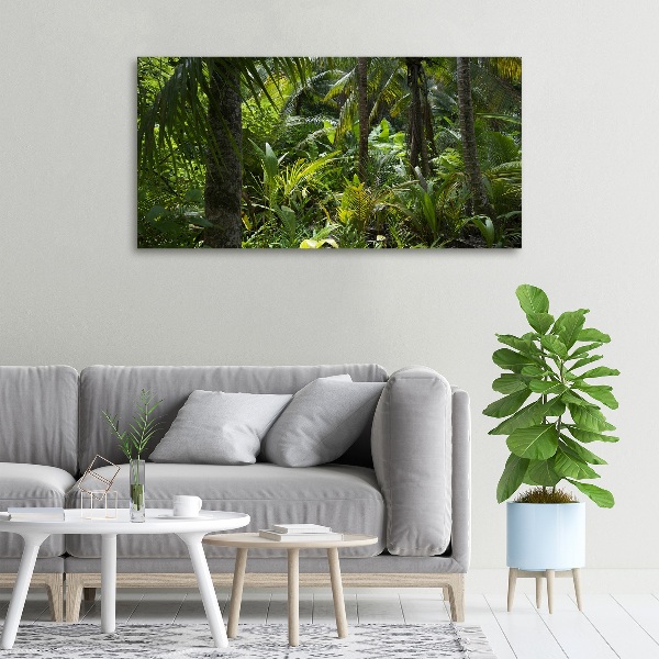 Canvas wall art Tropical forest