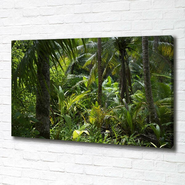 Canvas wall art Tropical forest