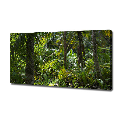 Canvas wall art Tropical forest