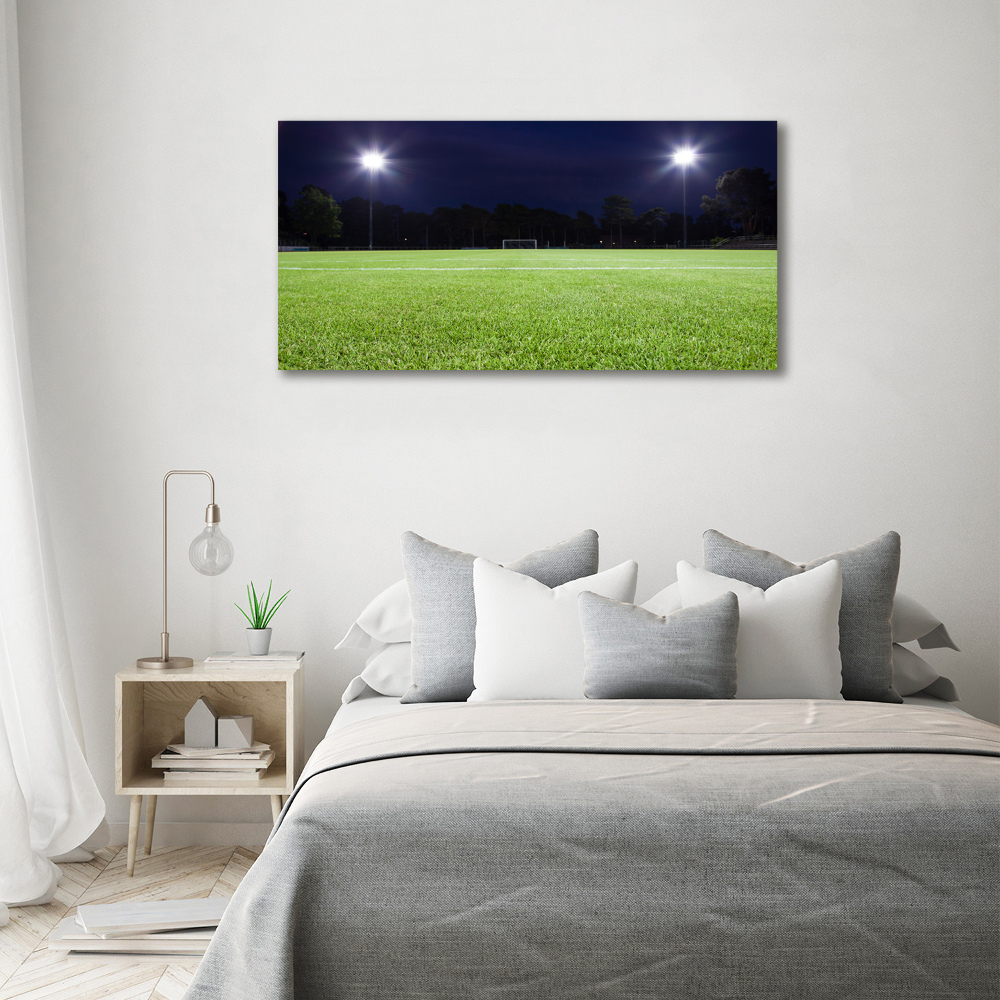 Canvas wall art Football pitch