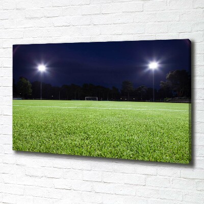 Canvas wall art Football pitch