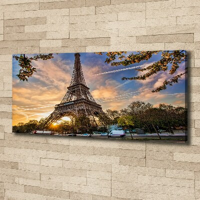 Canvas wall art Eiffel Paris tower