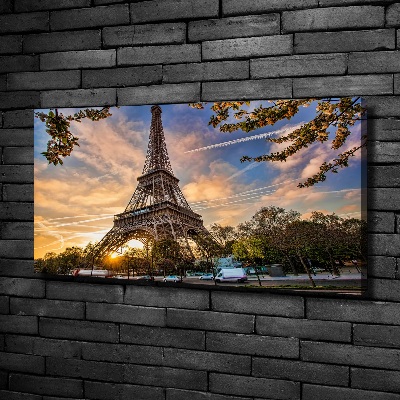 Canvas wall art Eiffel Paris tower