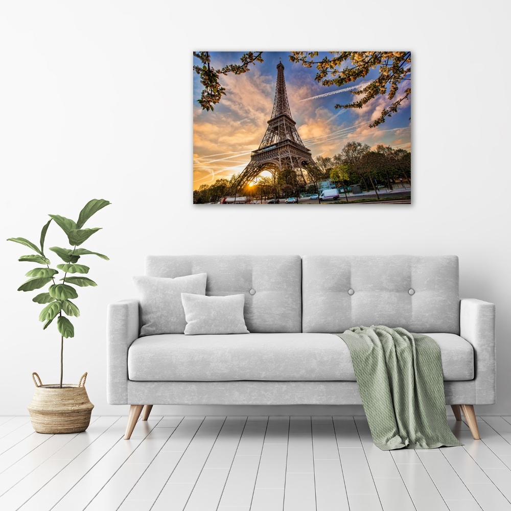 Canvas wall art Eiffel Paris tower