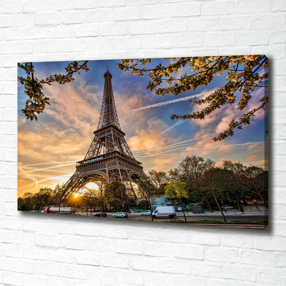 Canvas wall art Eiffel Paris tower