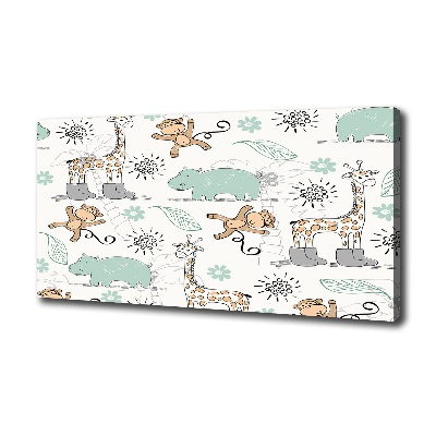 Canvas wall art Animals