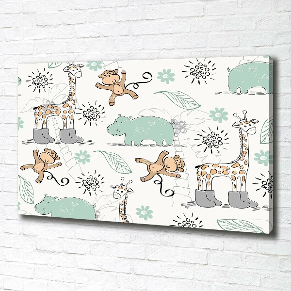 Canvas wall art Animals