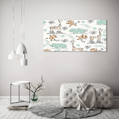 Canvas wall art Animals