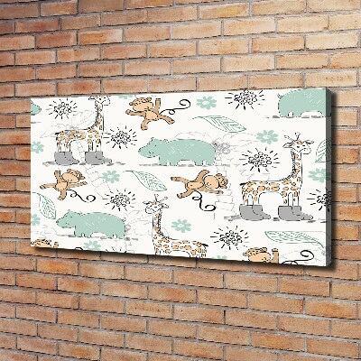 Canvas wall art Animals