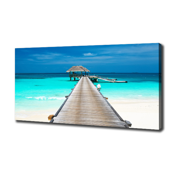 Canvas wall art Wooden pier