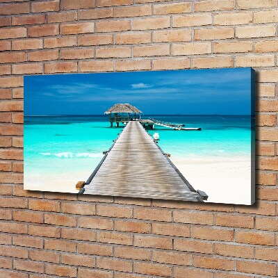 Canvas wall art Wooden pier