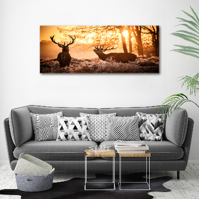 Canvas wall art East deer