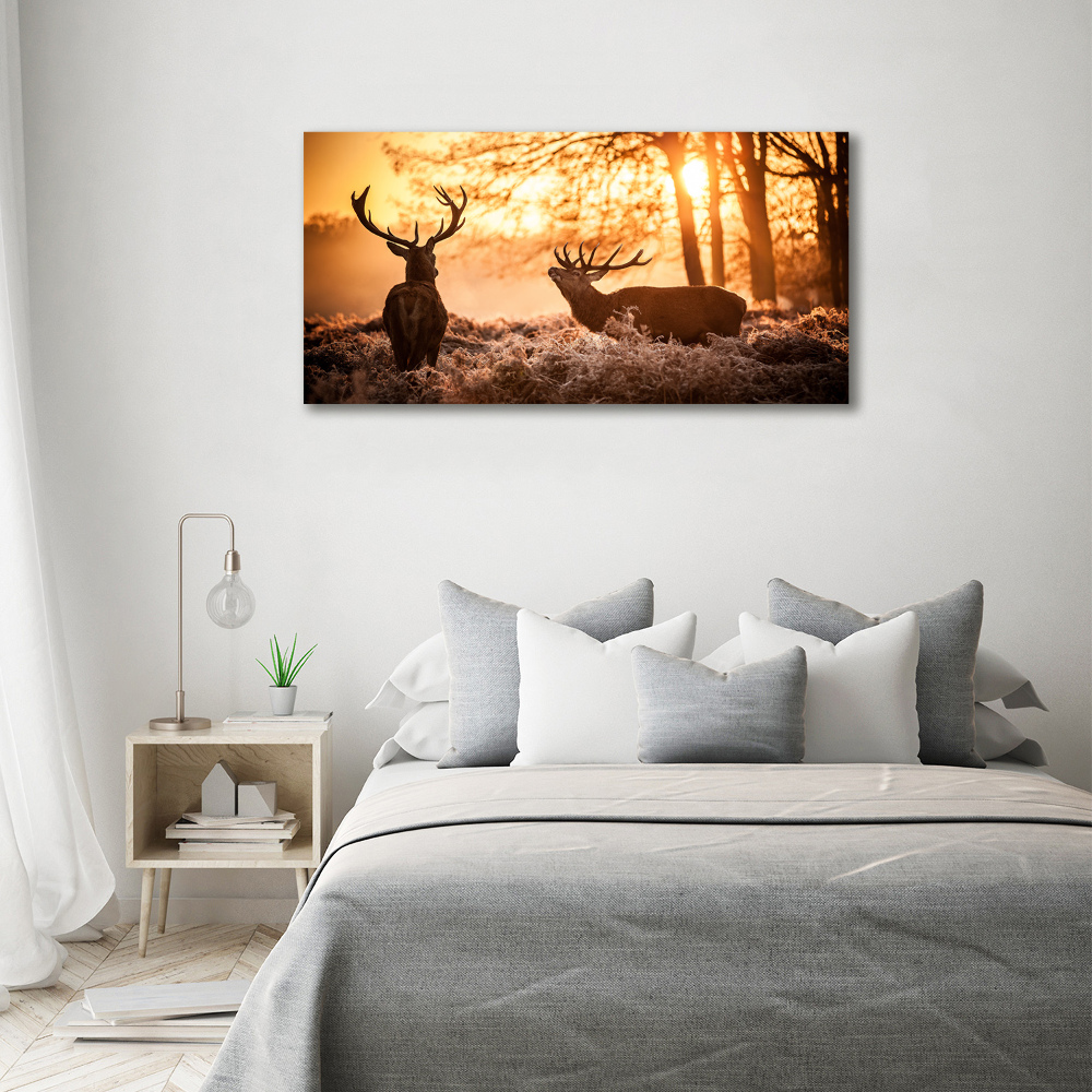 Canvas wall art East deer