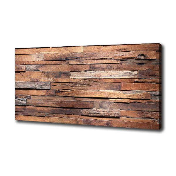 Canvas wall art Wooden wall