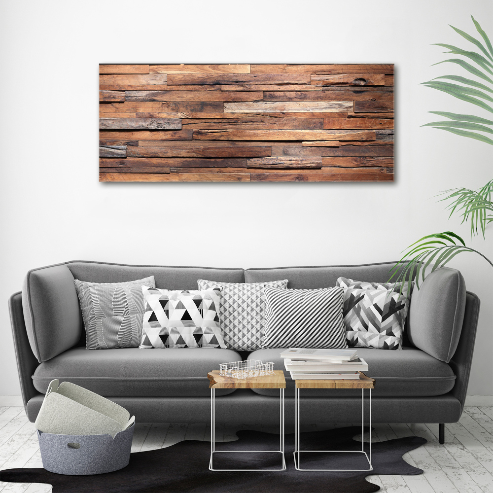 Canvas wall art Wooden wall