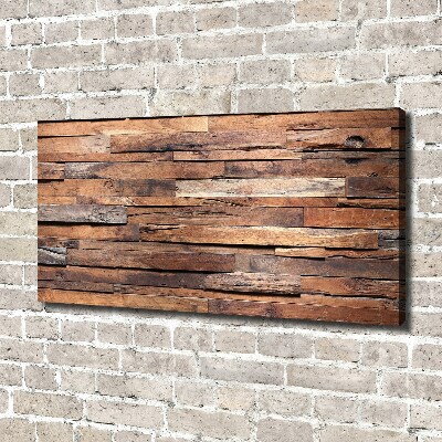 Canvas wall art Wooden wall