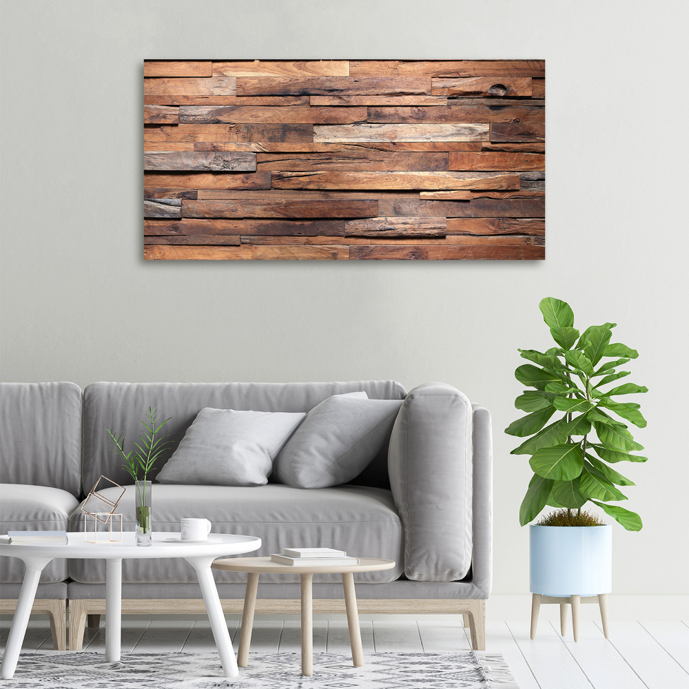 Canvas wall art Wooden wall