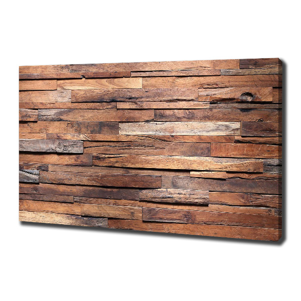 Canvas wall art Wooden wall