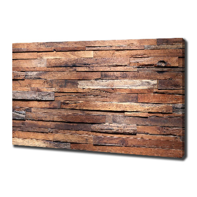 Canvas wall art Wooden wall