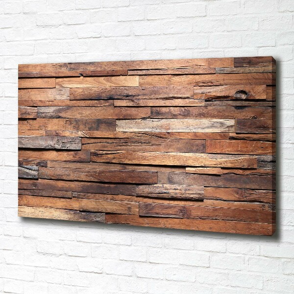 Canvas wall art Wooden wall