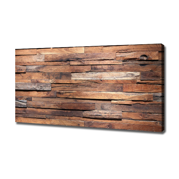 Canvas wall art Wooden wall