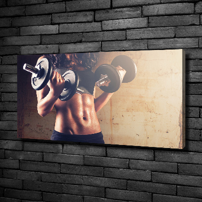 Canvas wall art Muscle structure