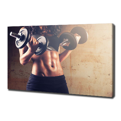 Canvas wall art Muscle structure