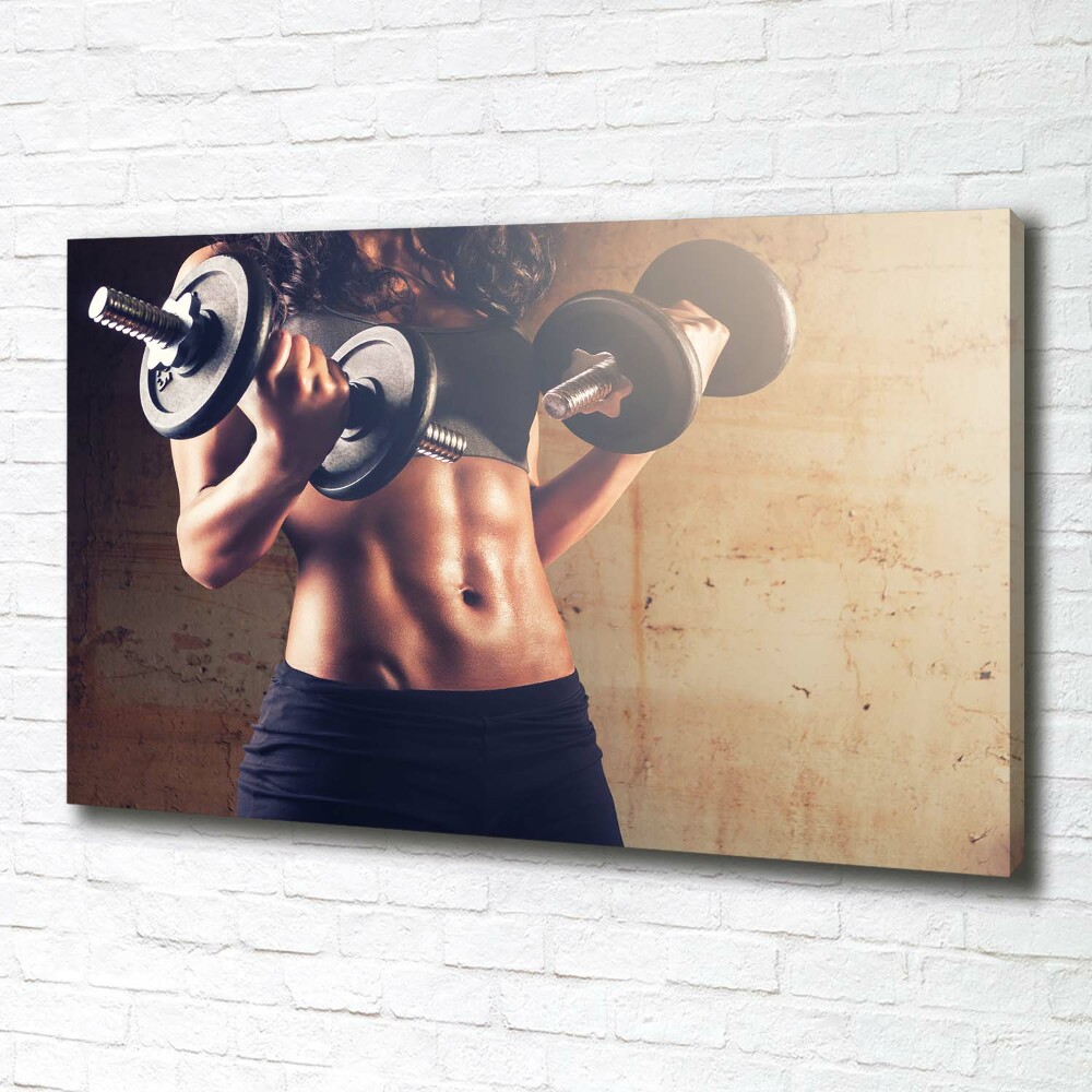 Canvas wall art Muscle structure