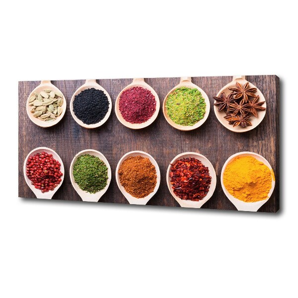 Canvas wall art Colorful spices