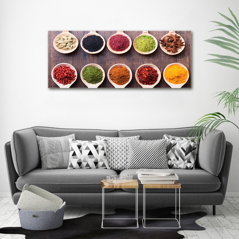 Canvas wall art Colorful spices