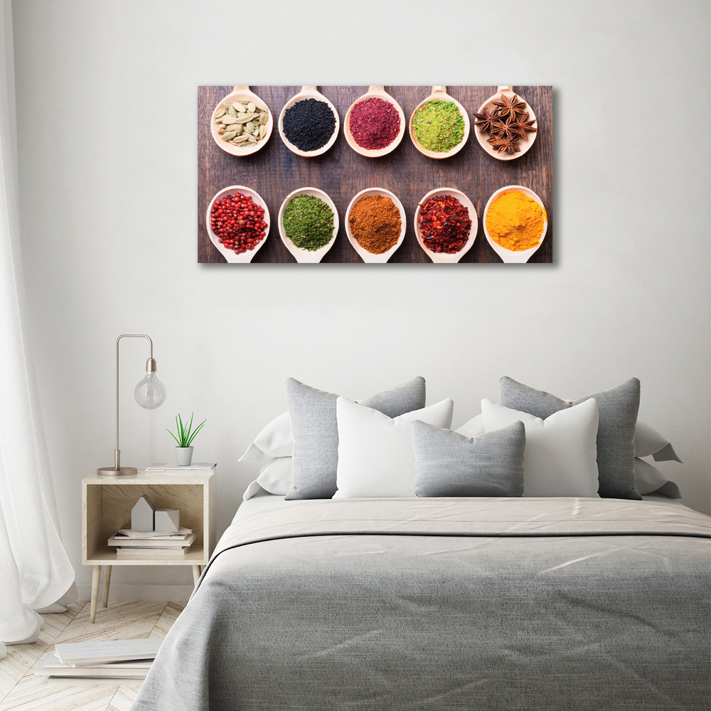 Canvas wall art Colorful spices