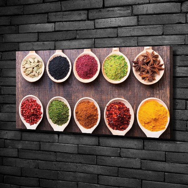 Canvas wall art Colorful spices