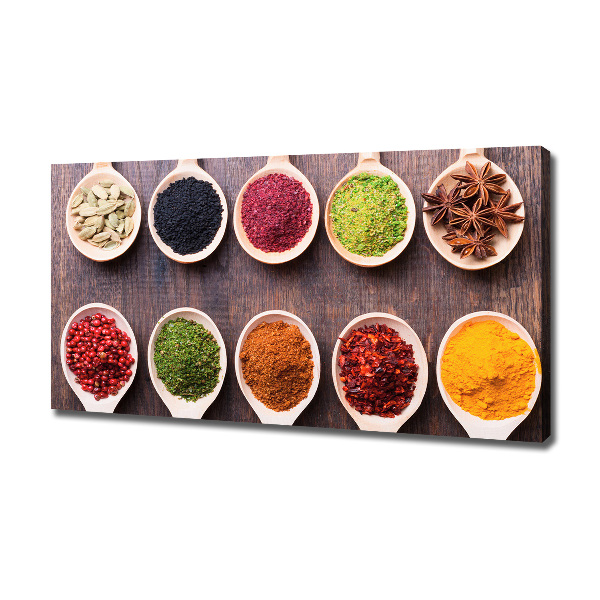 Canvas wall art Colorful spices