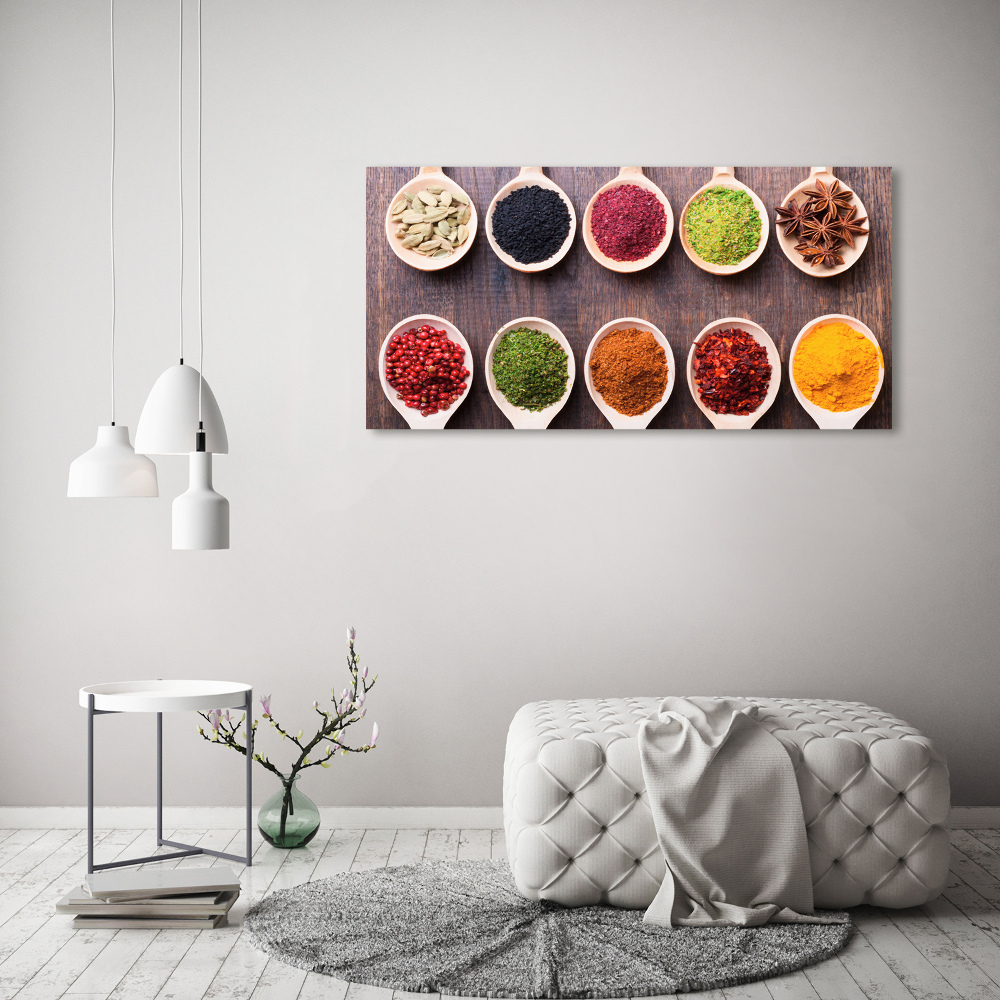 Canvas wall art Colorful spices