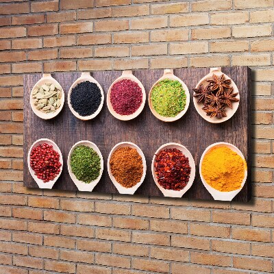 Canvas wall art Colorful spices