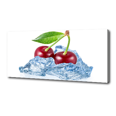 Canvas wall art Cherry with ice