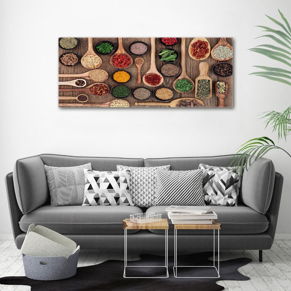 Canvas wall art Spices and herbs