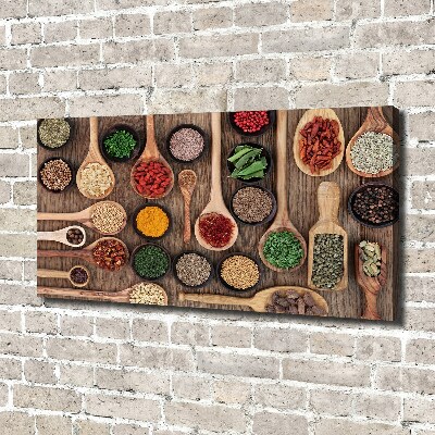 Canvas wall art Spices and herbs